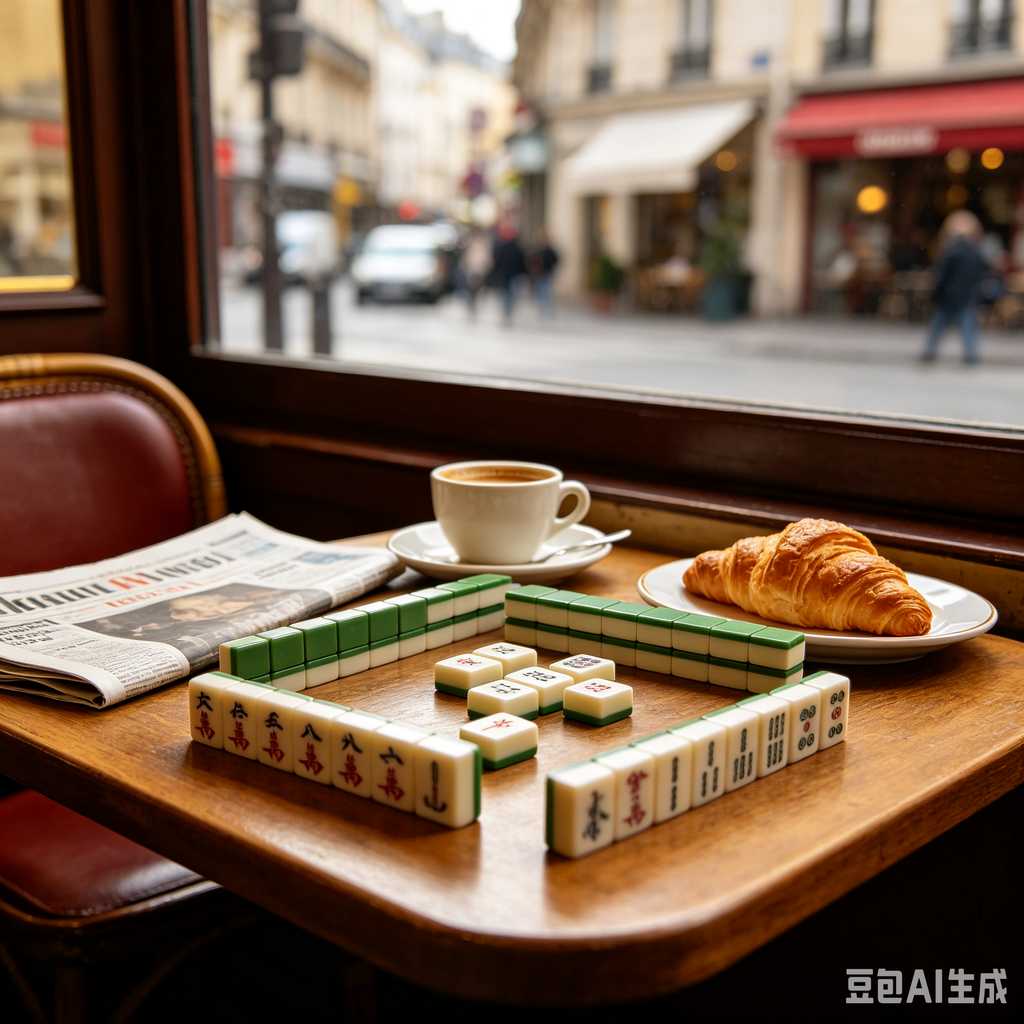 pastel color mahjong tiles