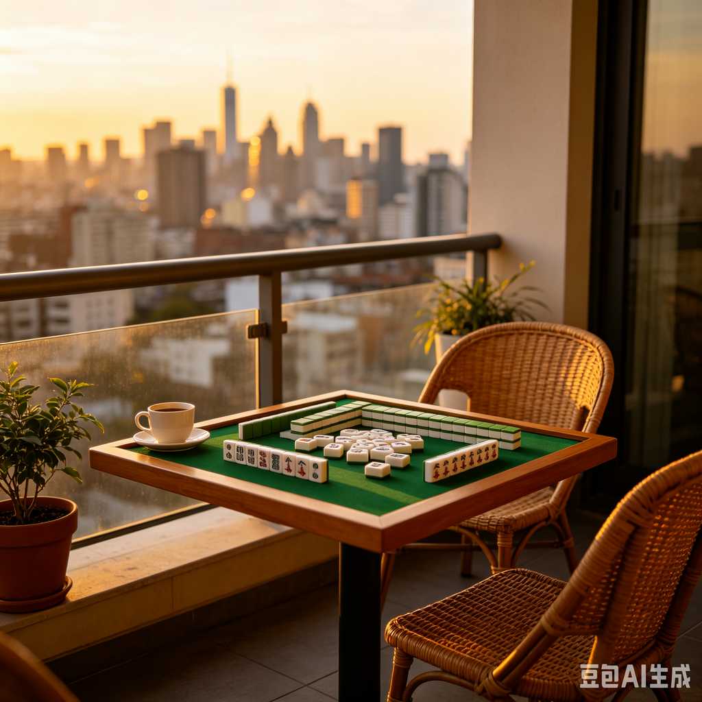 mahjong set for family game night